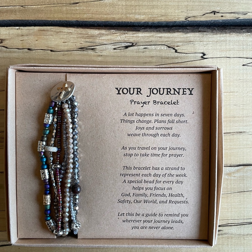 Demdaco Your Journey Prayer Bracelet NWT